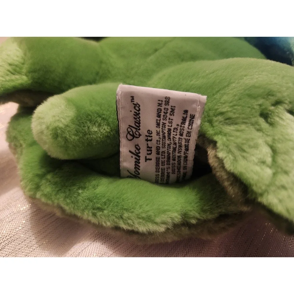 Russ Berrie Turtle Realistic Plush Stuffed Toy Reptile Yomiko Classics 11